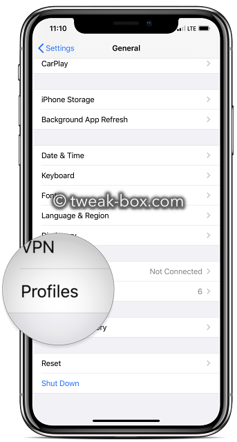 TweakBox app profile