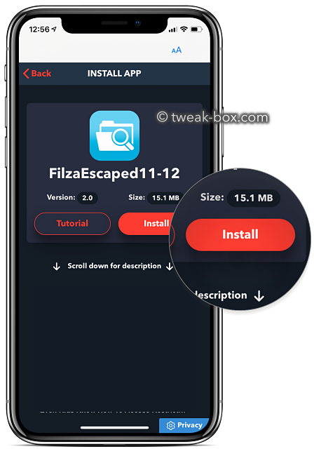 filza tweakboxapp