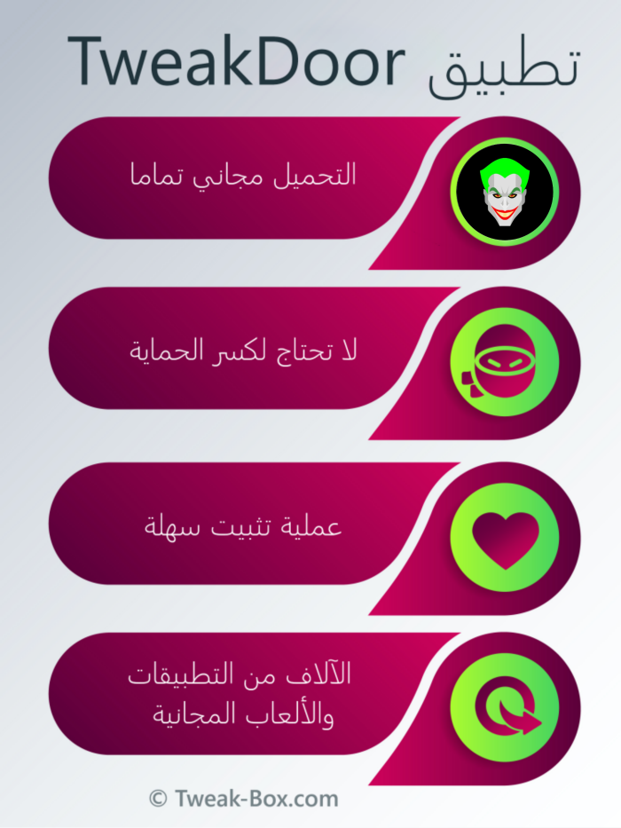 tweakdoor infographic arabic